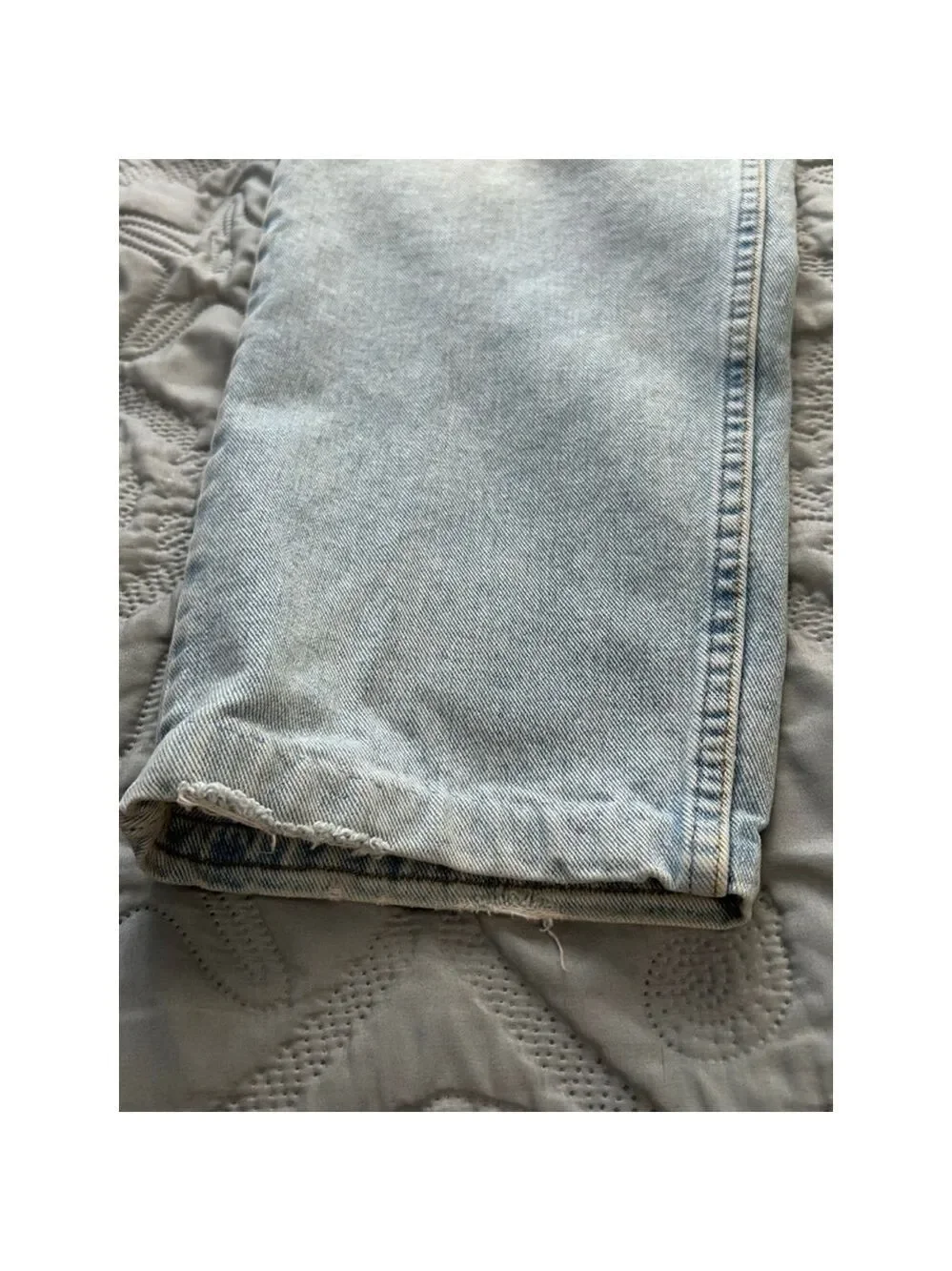 St. John’s Bay Men’s Relaxed Fit Light Blue Jeans Size 38x29 Cotton Denim
